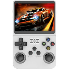 Mini Console de Jeu Vidéo Portable R36s Écran IPS 3,5" 64 Go - Blanc · Smarty Paris